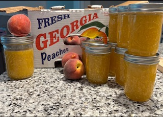Michelle's Peach Vanilla Bean Freezer Jam