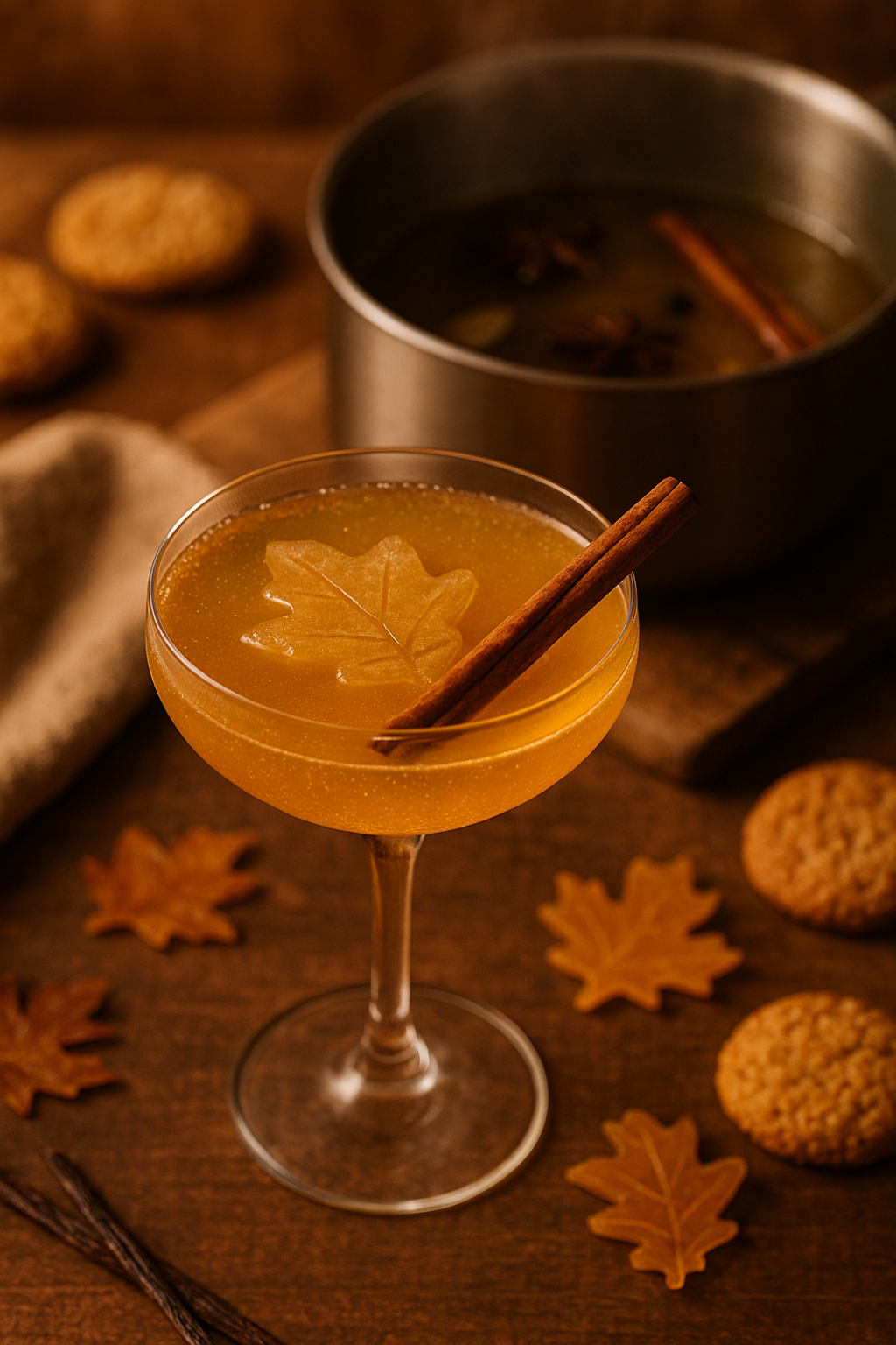 Sparkling Cider Mocktail