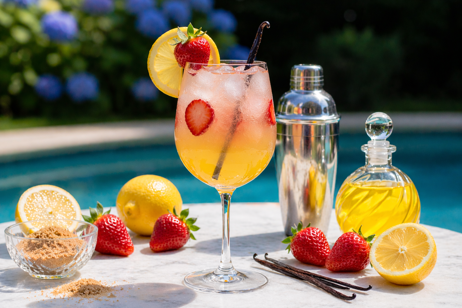 Limone Berry Bloom Cocktail