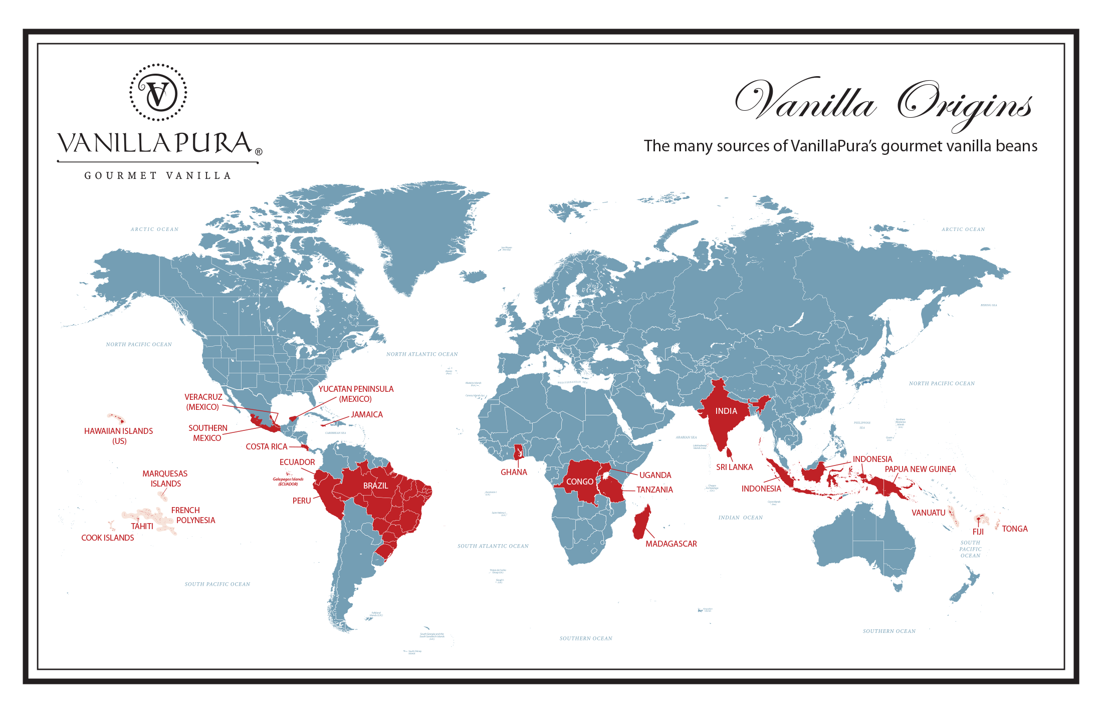 Where do vanilla beans come from? A global guide to vanilla bean origins.