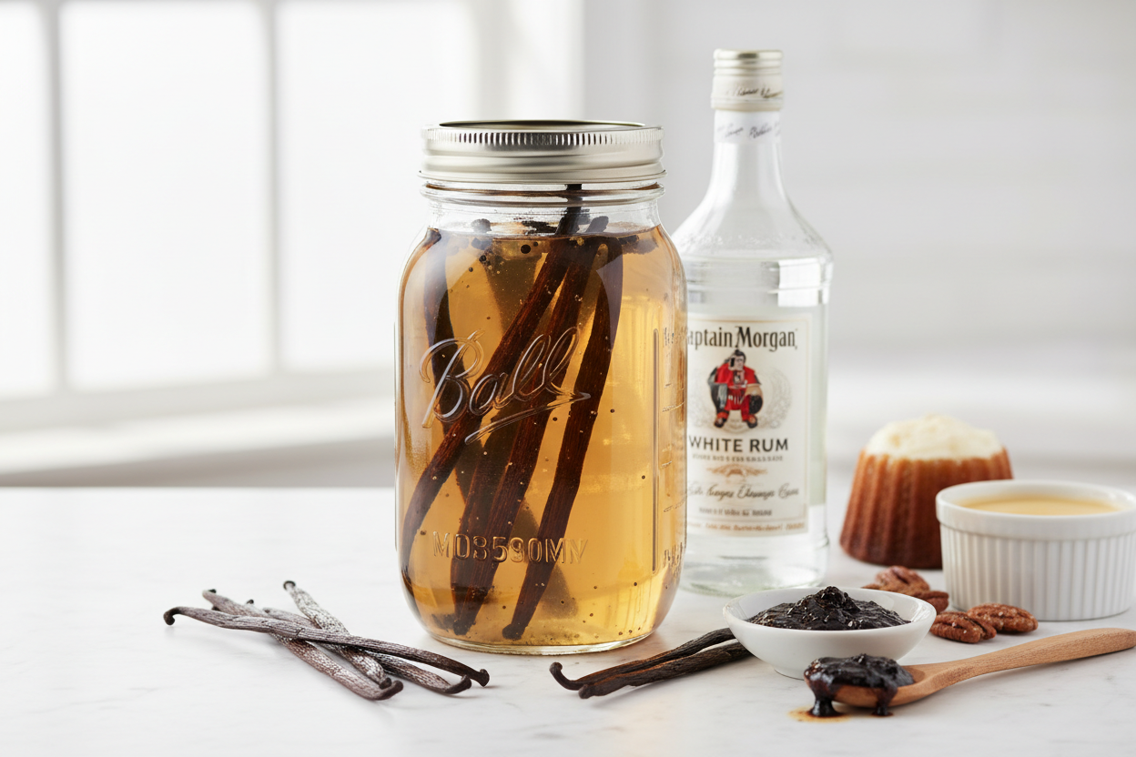 Bonnie's White Rum Tahitian Vanilla Extract