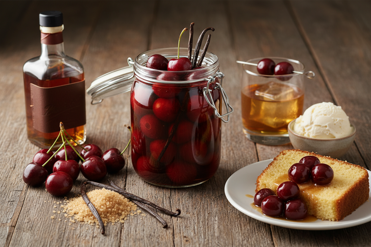 Bourbon- Infused Cherries