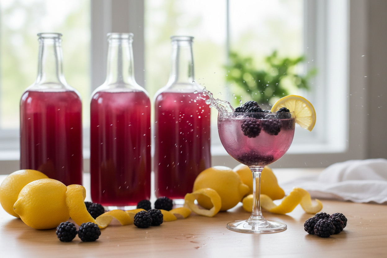 Carrie's Blackberry Limoncello