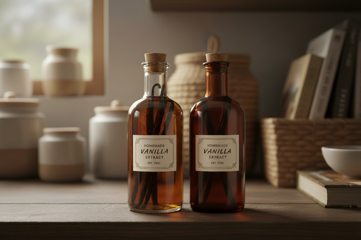 Do I Need Amber Colored Jars to Make Vanilla Extract at Home?