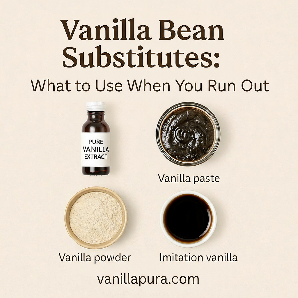 Vanilla Bean Substitutes: What to Use When You Run Out