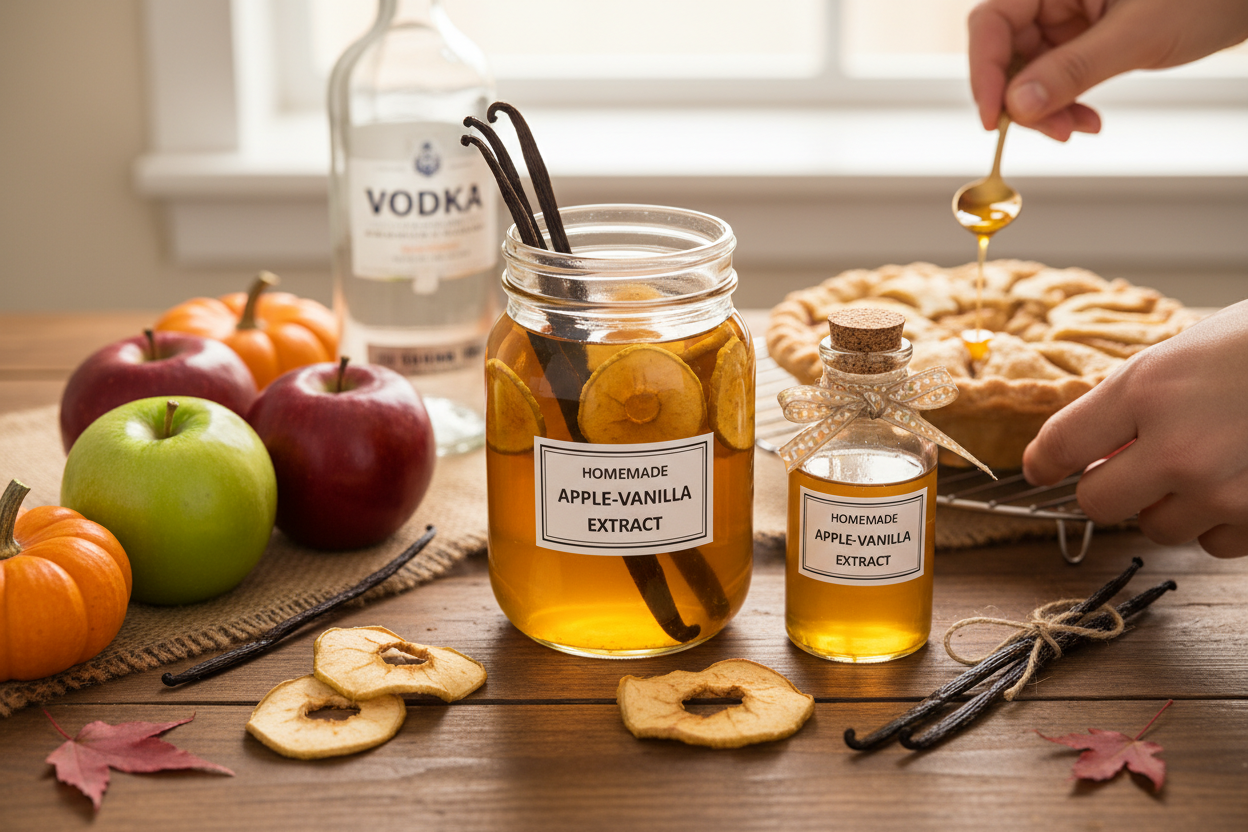 DIY Apple & Vanilla Extract