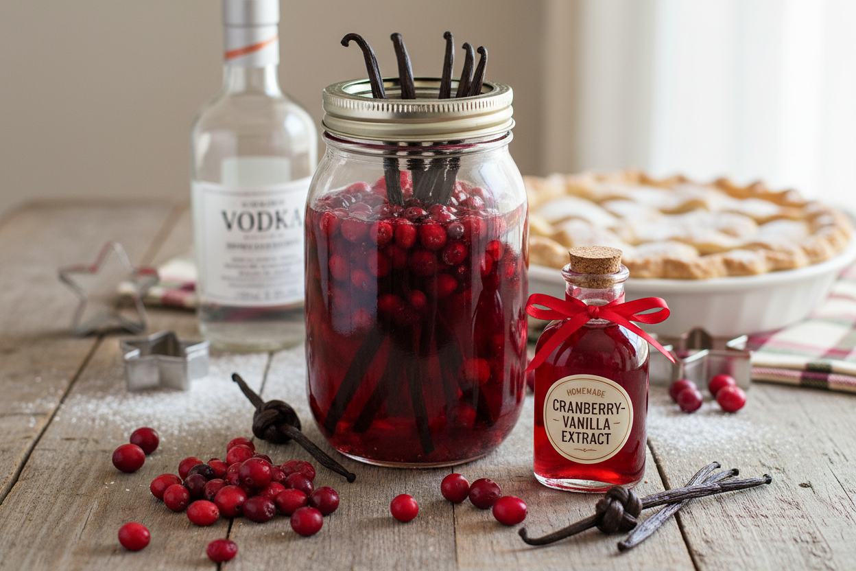 DIY Cranberry & Vanilla Extract