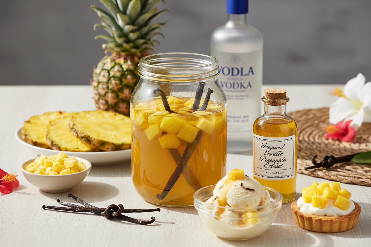 DIY Pineapple & Vanilla Extract