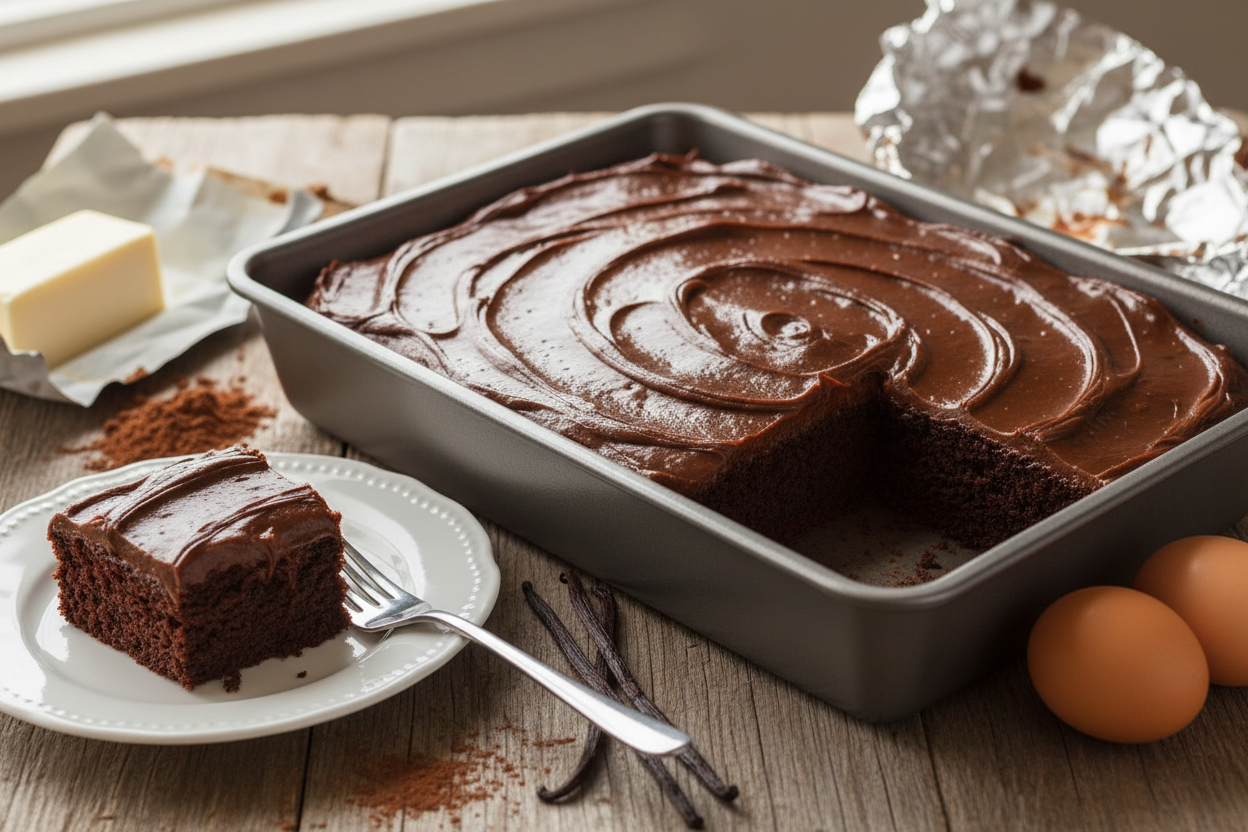 Fulton's Favorite Texas Fudge Cake