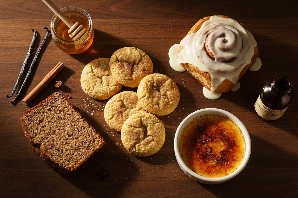 10 Desserts That Shine with Honey Spiced Vanilla Extract