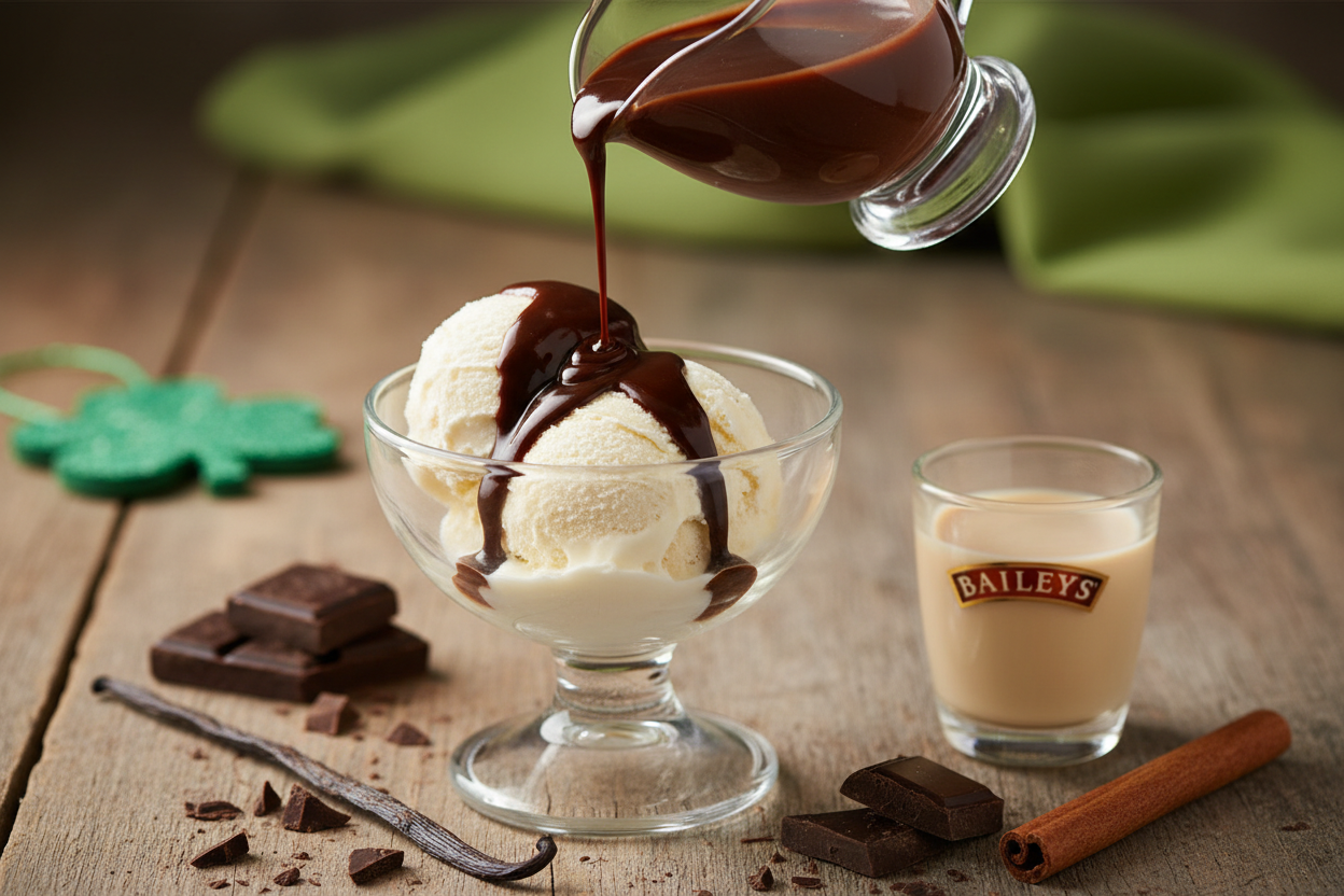 Indulgent Irish Cream Chocolate Sauce
