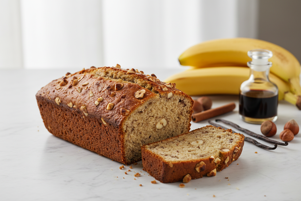 Judy's Banana bread with Cinnamon Extract
