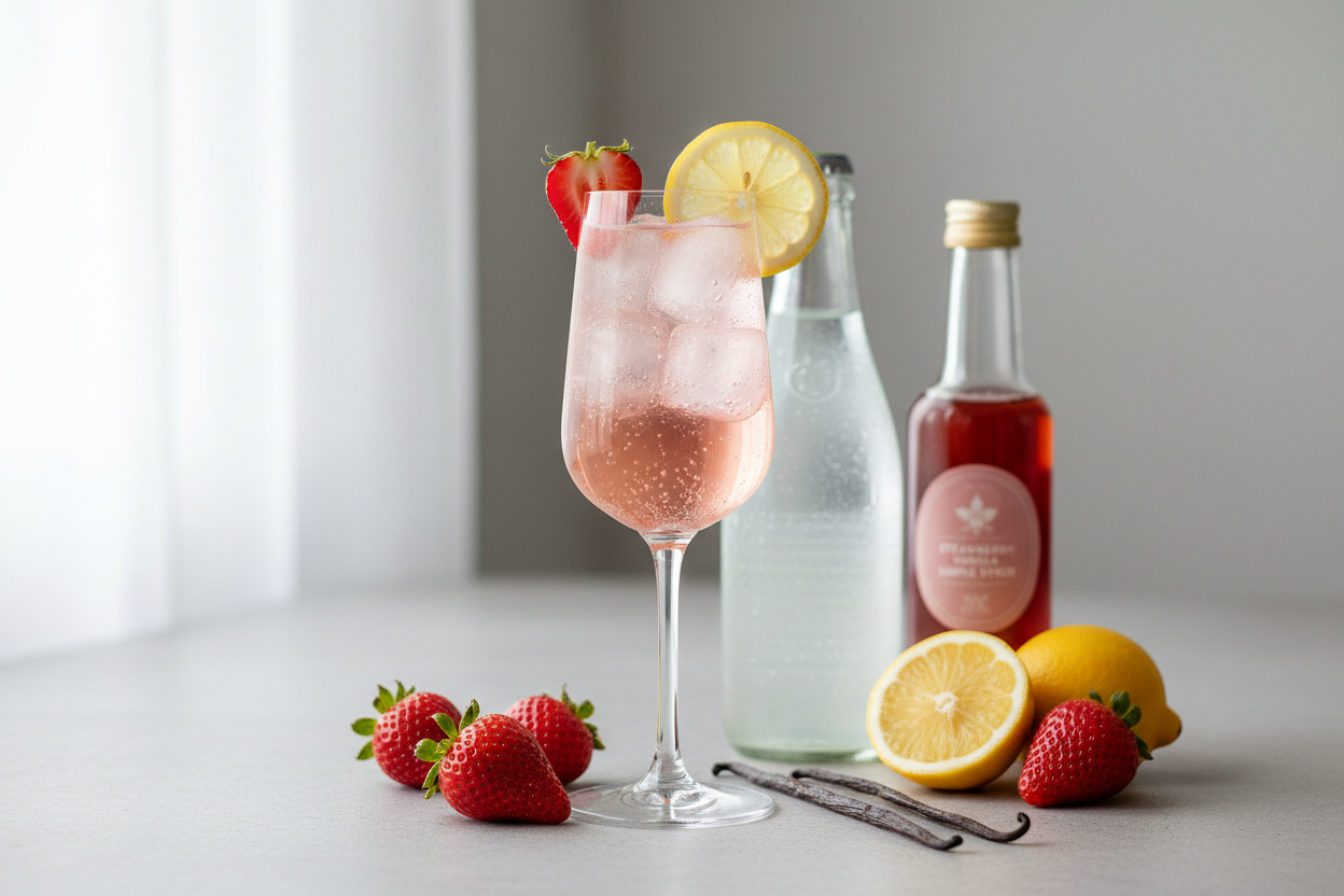 Lemon Berry Bloom Mocktail