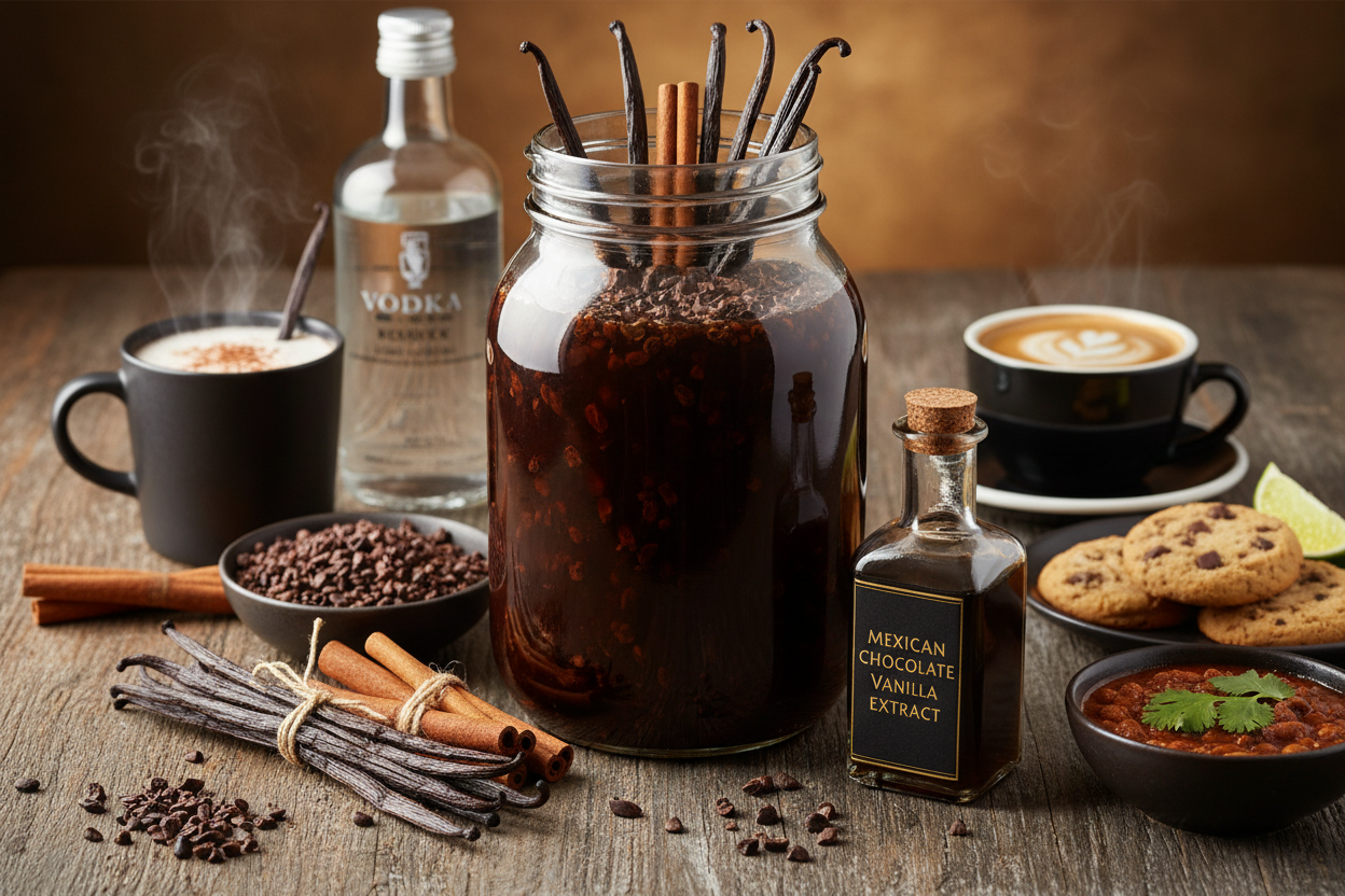 Mexican Chocolate Vanilla Extract created by Shannon