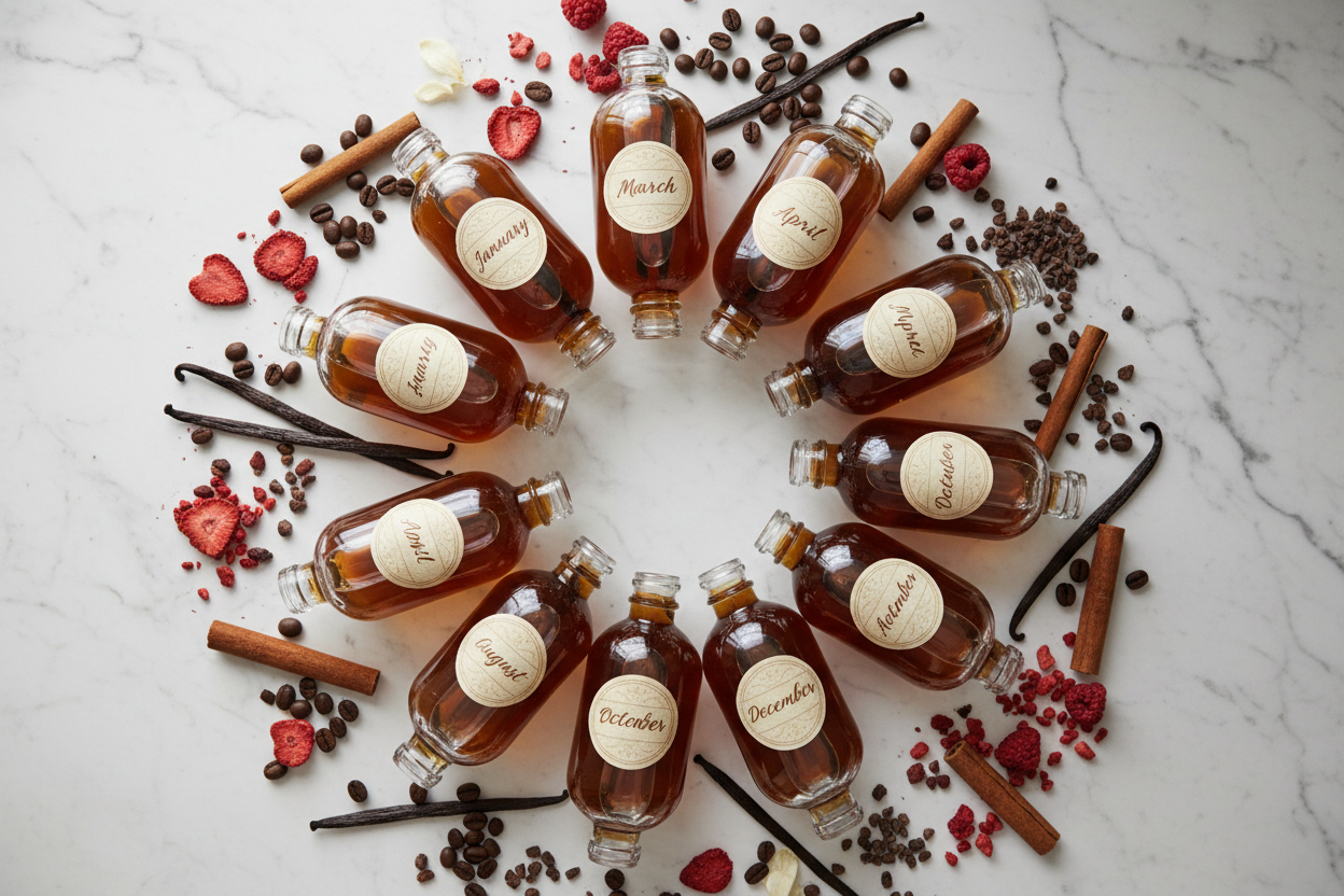 12 Extracts to Make Every Month: A Year-Round Guide to Homemade Vanilla & Flavored Extracts
