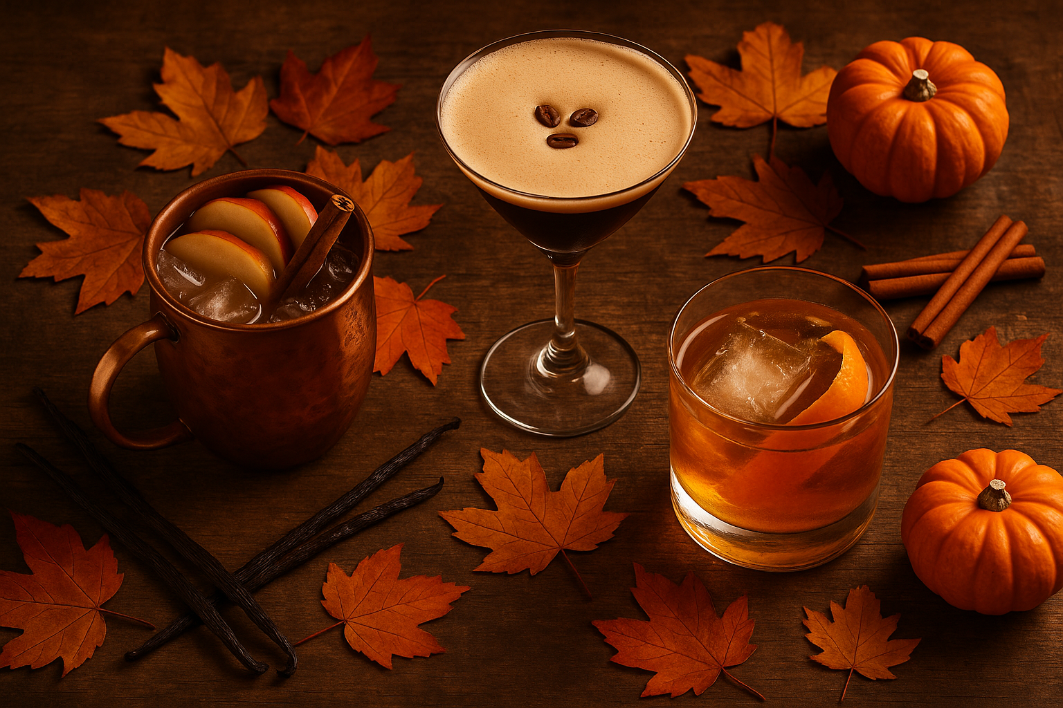 3 Cozy October Cocktails Featuring Premium Vanilla