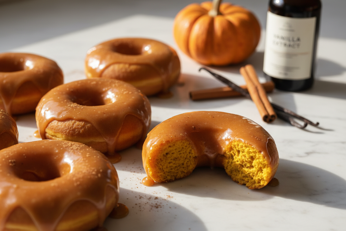 Perfectly Pumpkin Baked Donuts