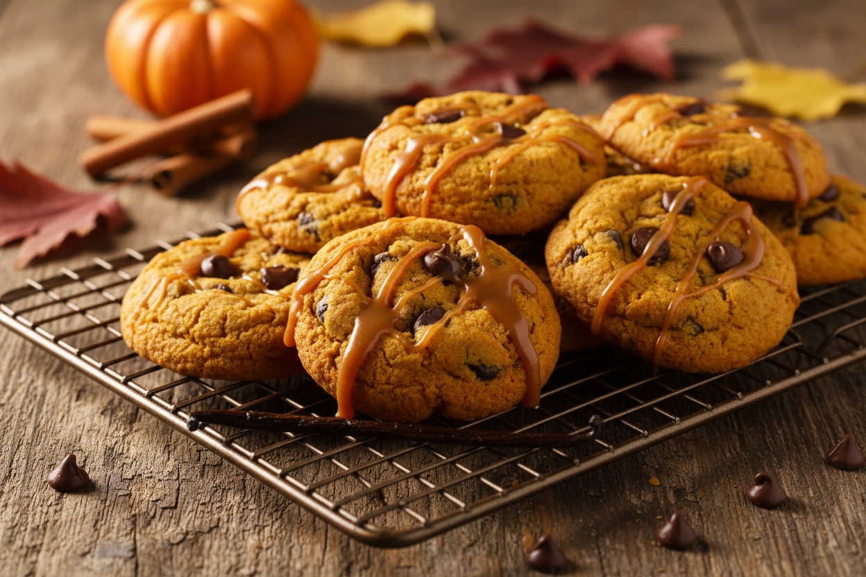 Pumpkin Chocolate Chip Cookies