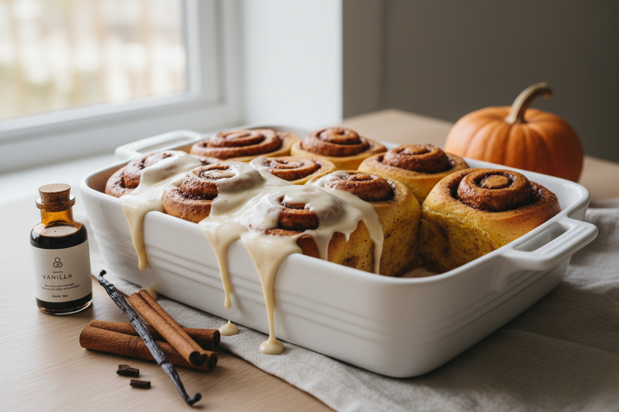 Pumpkin Cinnamon Rolls