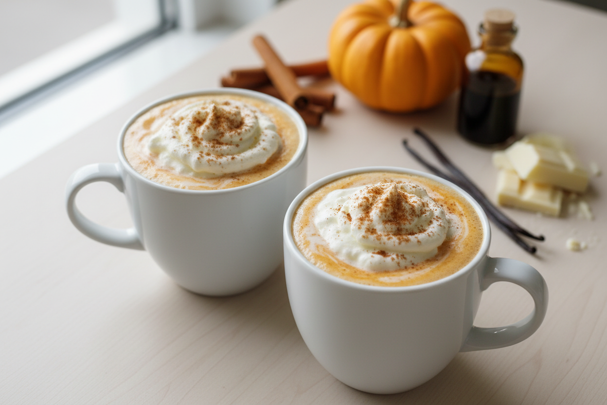 Pumpkin Pie White Hot Chocolate