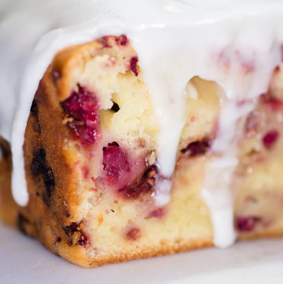 Raspberry Lemon Loaf Cake