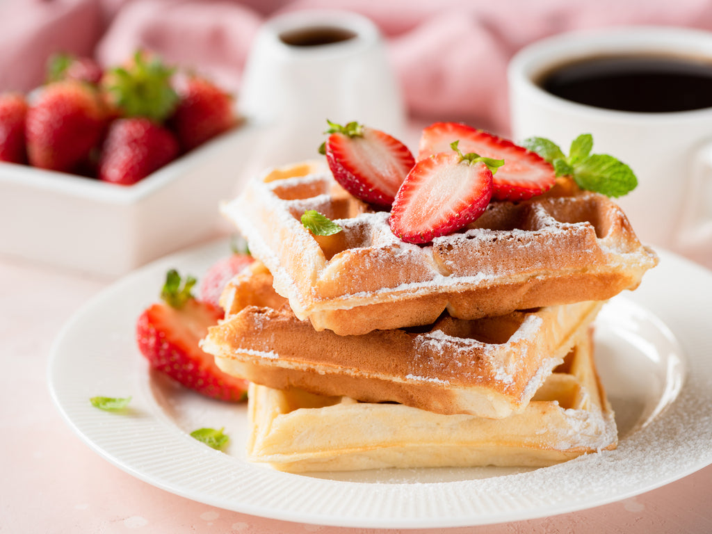 Mother's Day Vanilla Bean Waffles