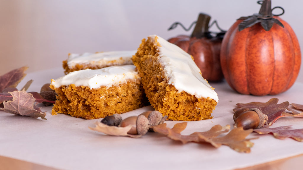 Pumpkin Bars with Browned Sugar Frosting