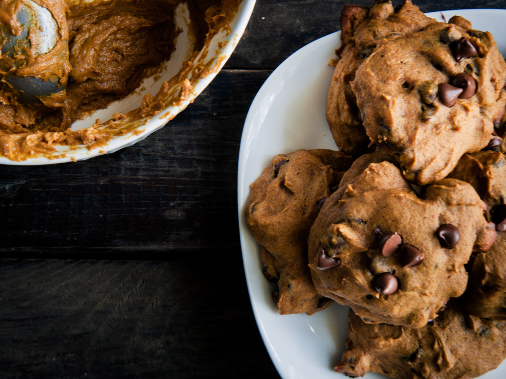Pumpkin Chocolate Chip Cookies