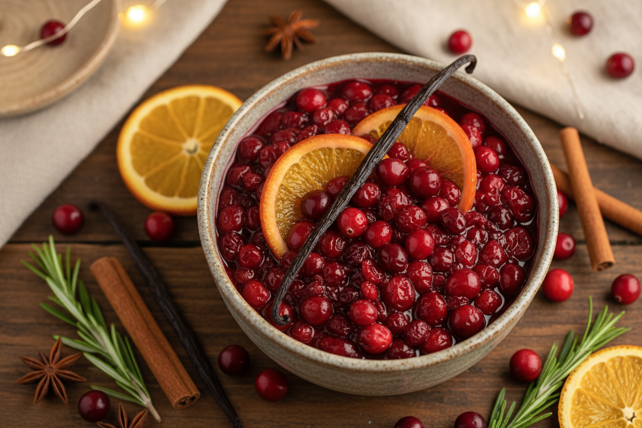 Starlette's Vanilla Spiced Cranberry Sauce