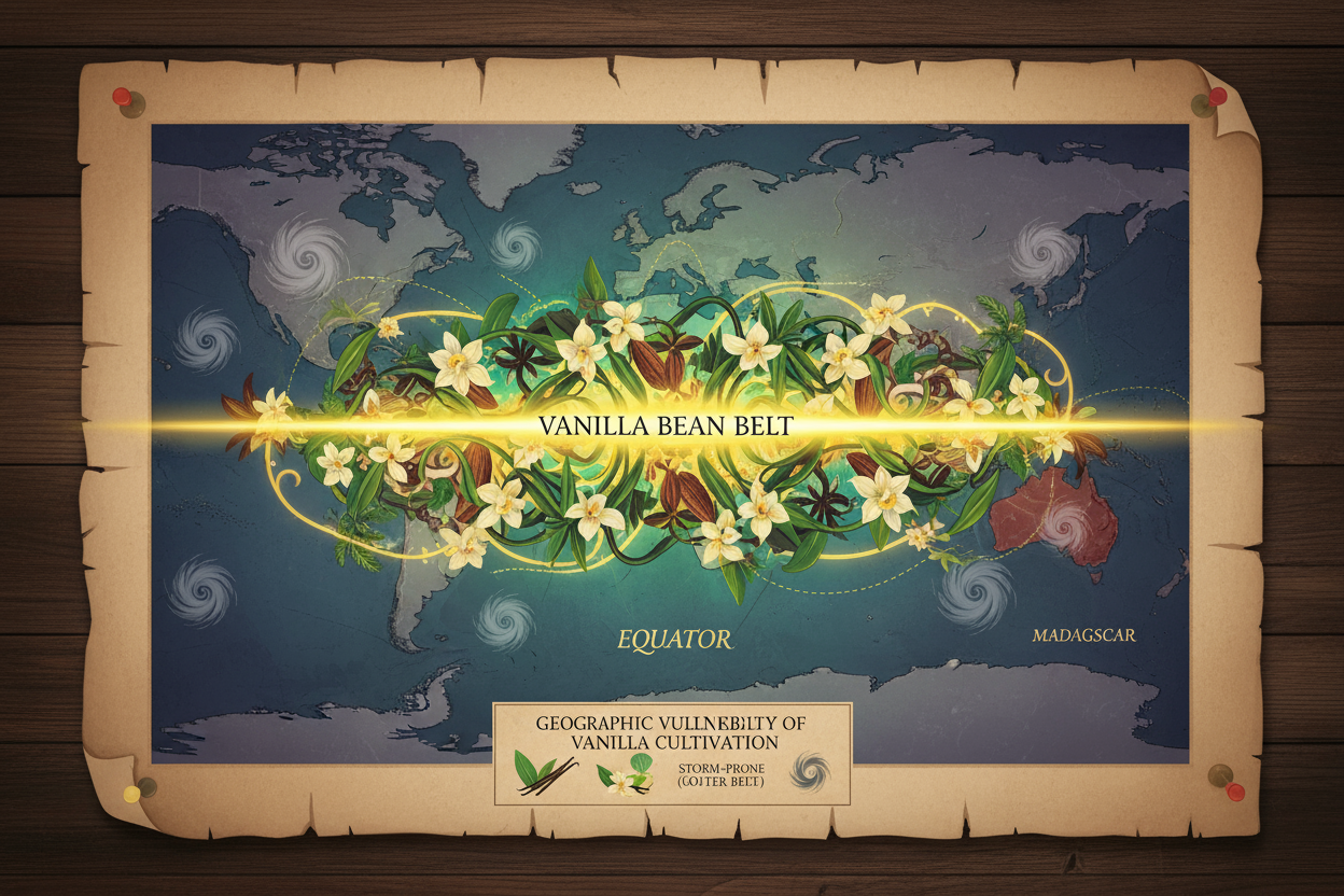 The Vanilla Bean Belt: Why Geography Determines the Future of Vanilla