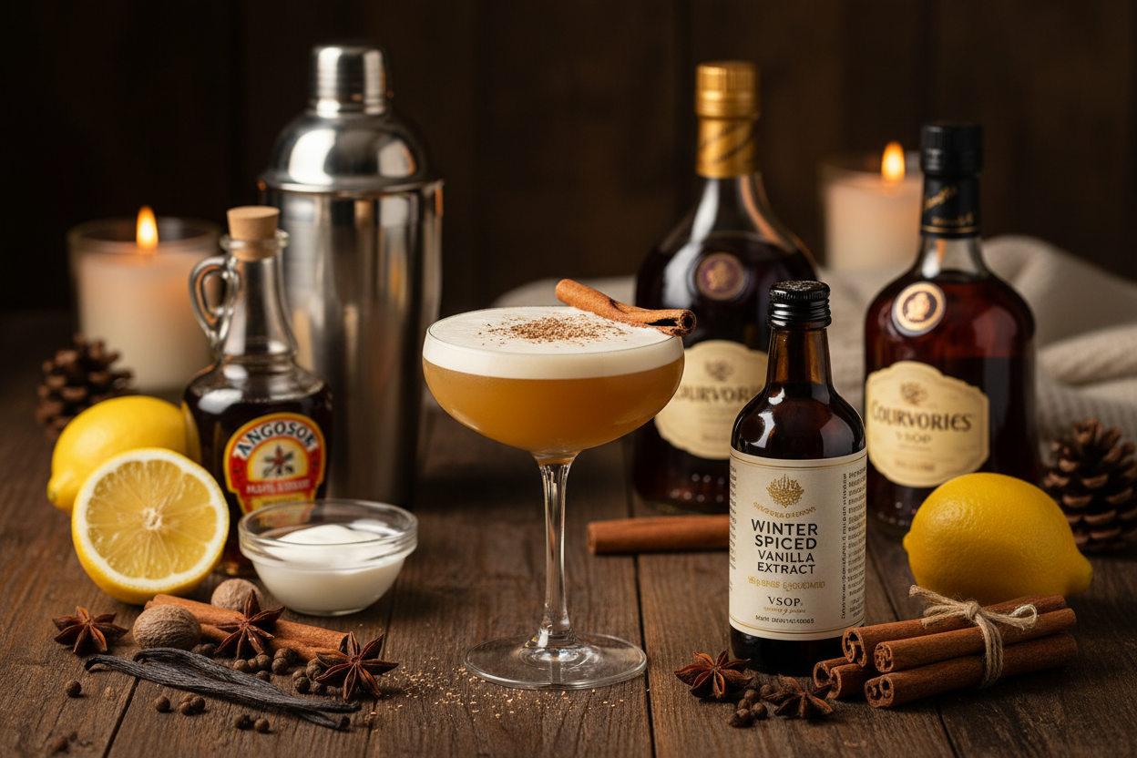 The Winter Spiced Whiskey Sour