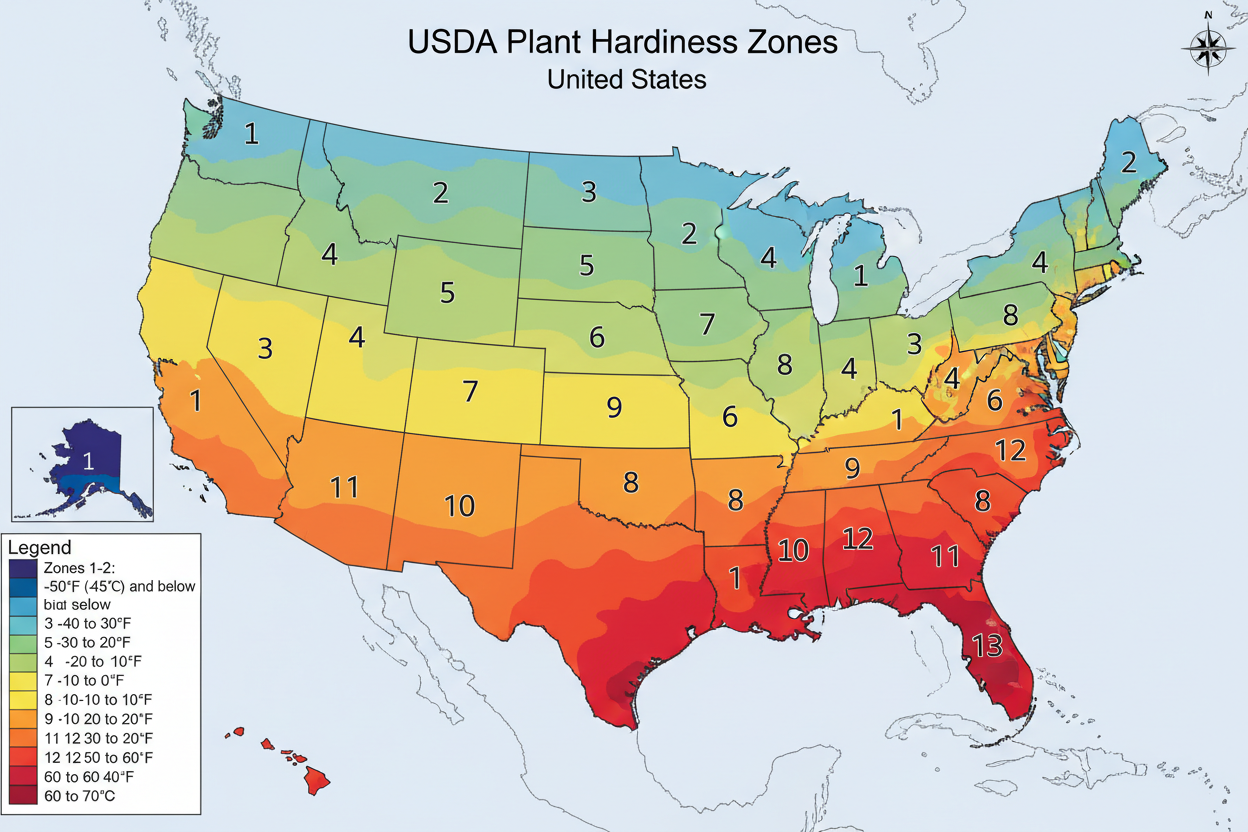 Growing Vanilla Orchids Outdoors: US Plant Hardiness Zones Guide