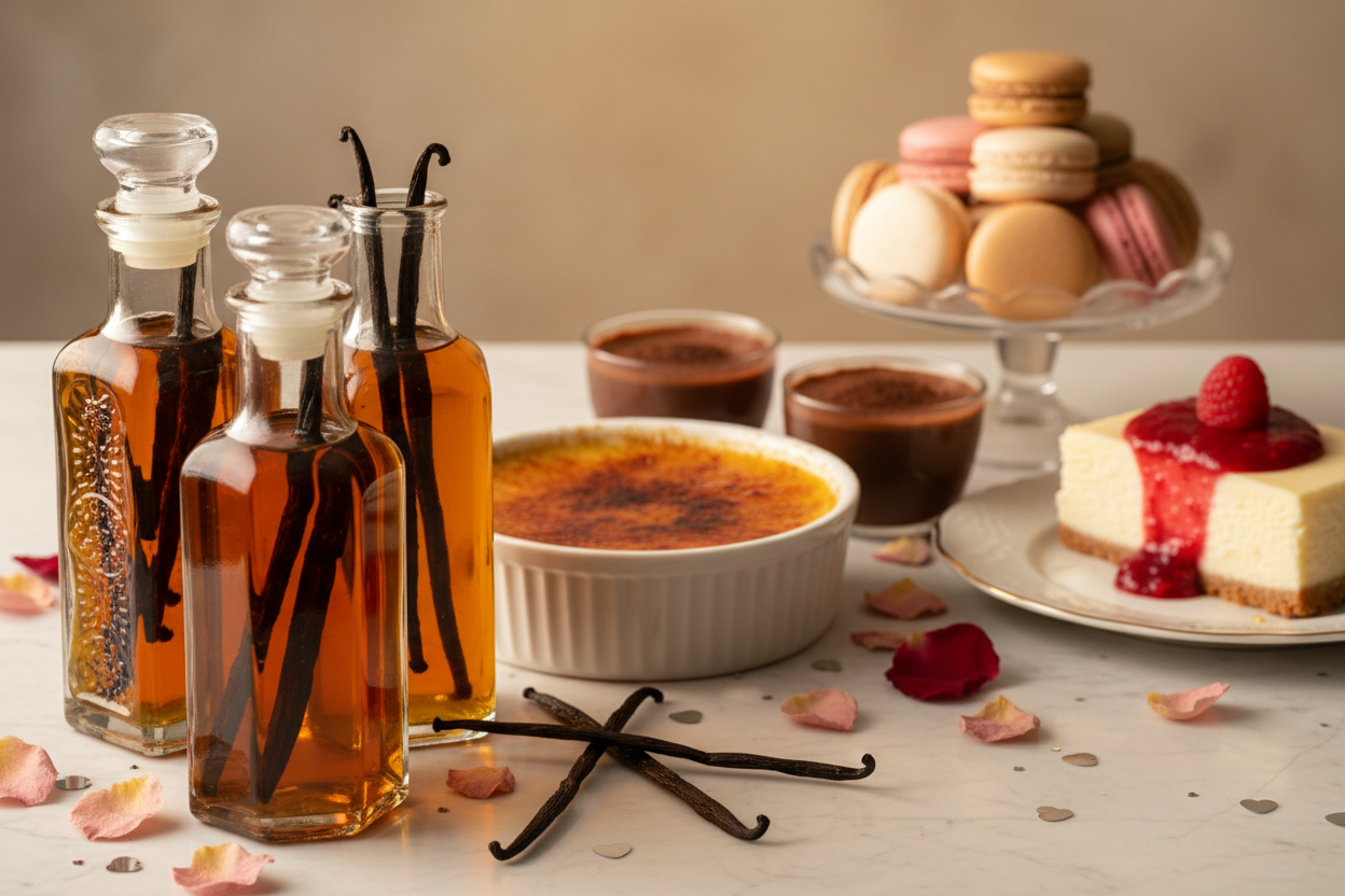 10 Valentine's Day Desserts Elevated by Custom DIY Vanilla Extracts