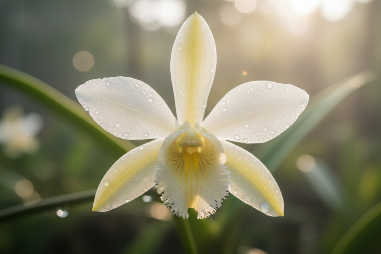 The Perfect Time to Hand-Pollinate Vanilla Orchids