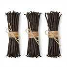3 bundles of vanilla beans with twine
