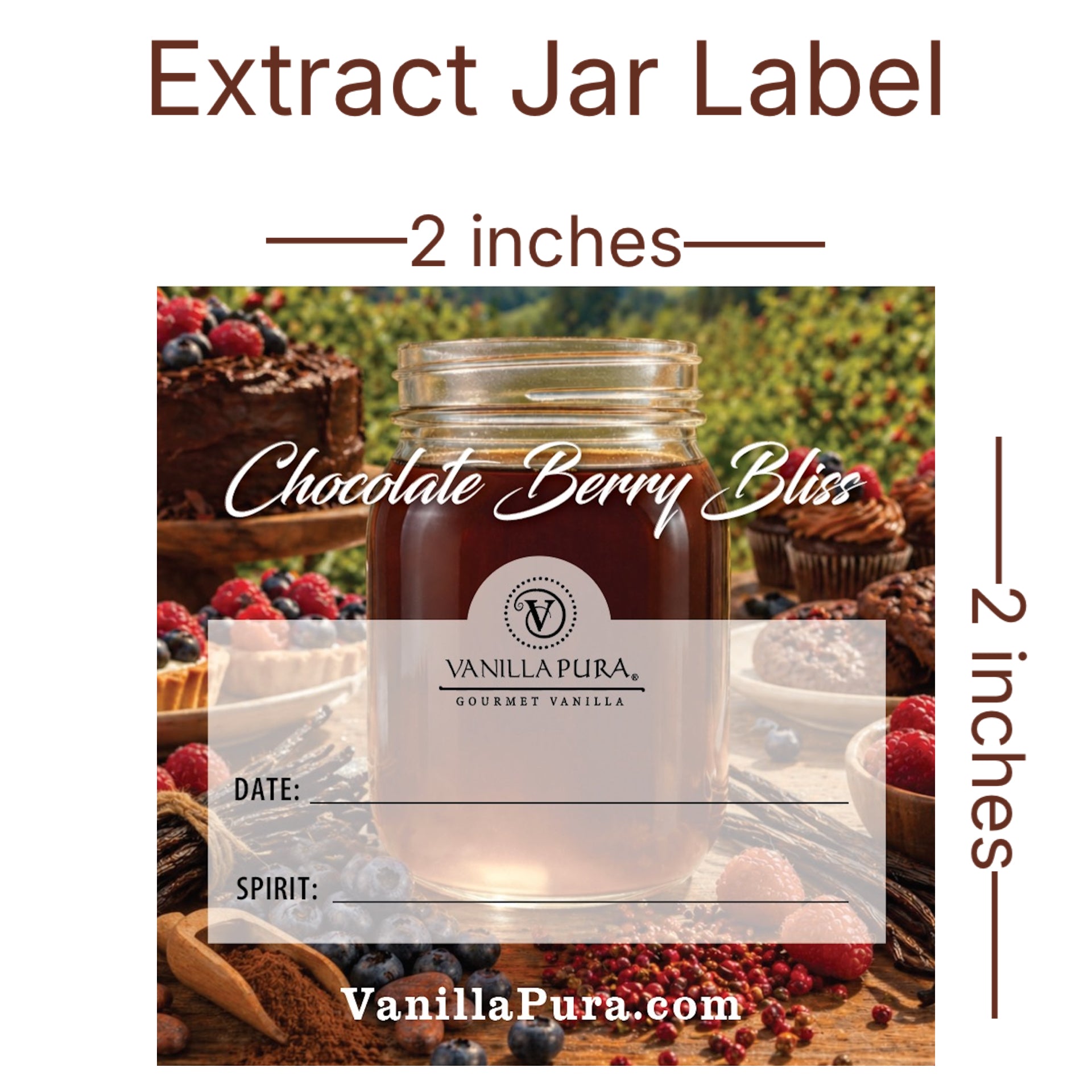 Chocolate Berry Bliss Summertime Artisan Vanilla Extract Blend