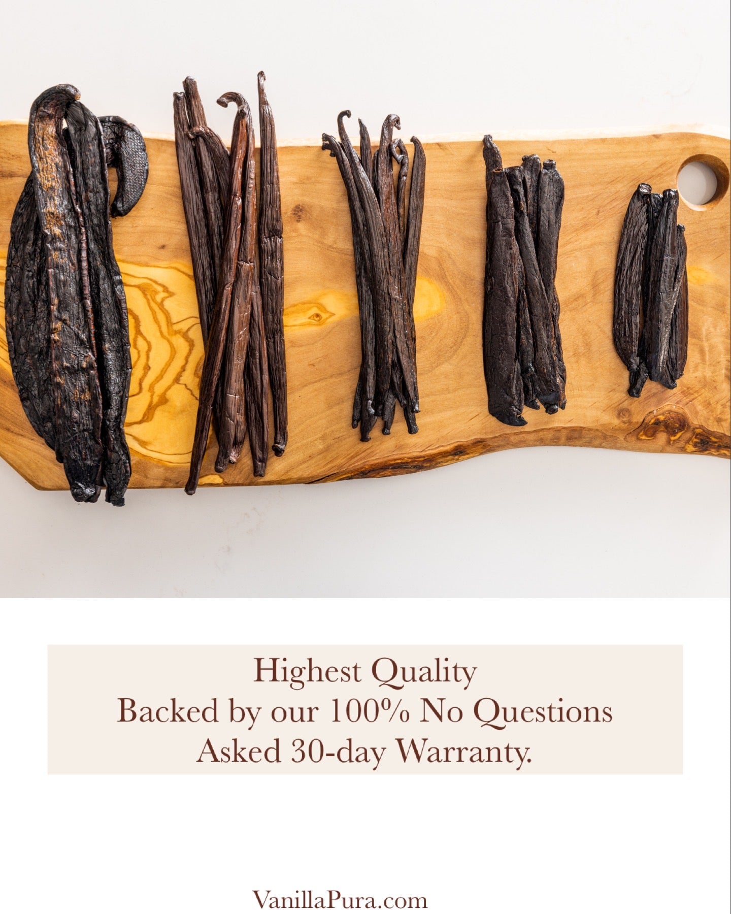 The Papua Indonesian Vanilla Beans - Grade B - Extract Grade