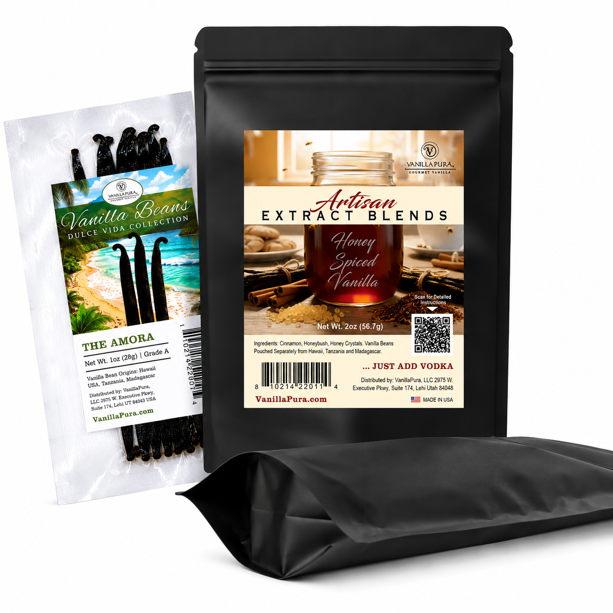 NEWLY UPDATED Honey Spiced Vanilla Extract Blend - 6 Ingredients