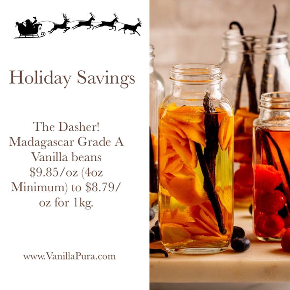 Gift Card - The Dasher! Group Buy Madagascar Vanilla Beans - For Vanilla Extract & Baking (Grade A)