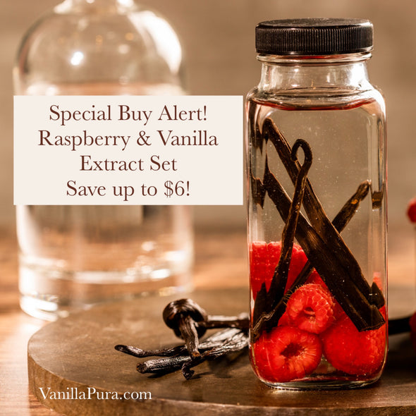 Special Buy! Co-Op Raspberry & Vanilla Extract Set
