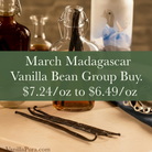March Madagascar Vanilla Bean Group Buy - Green Block