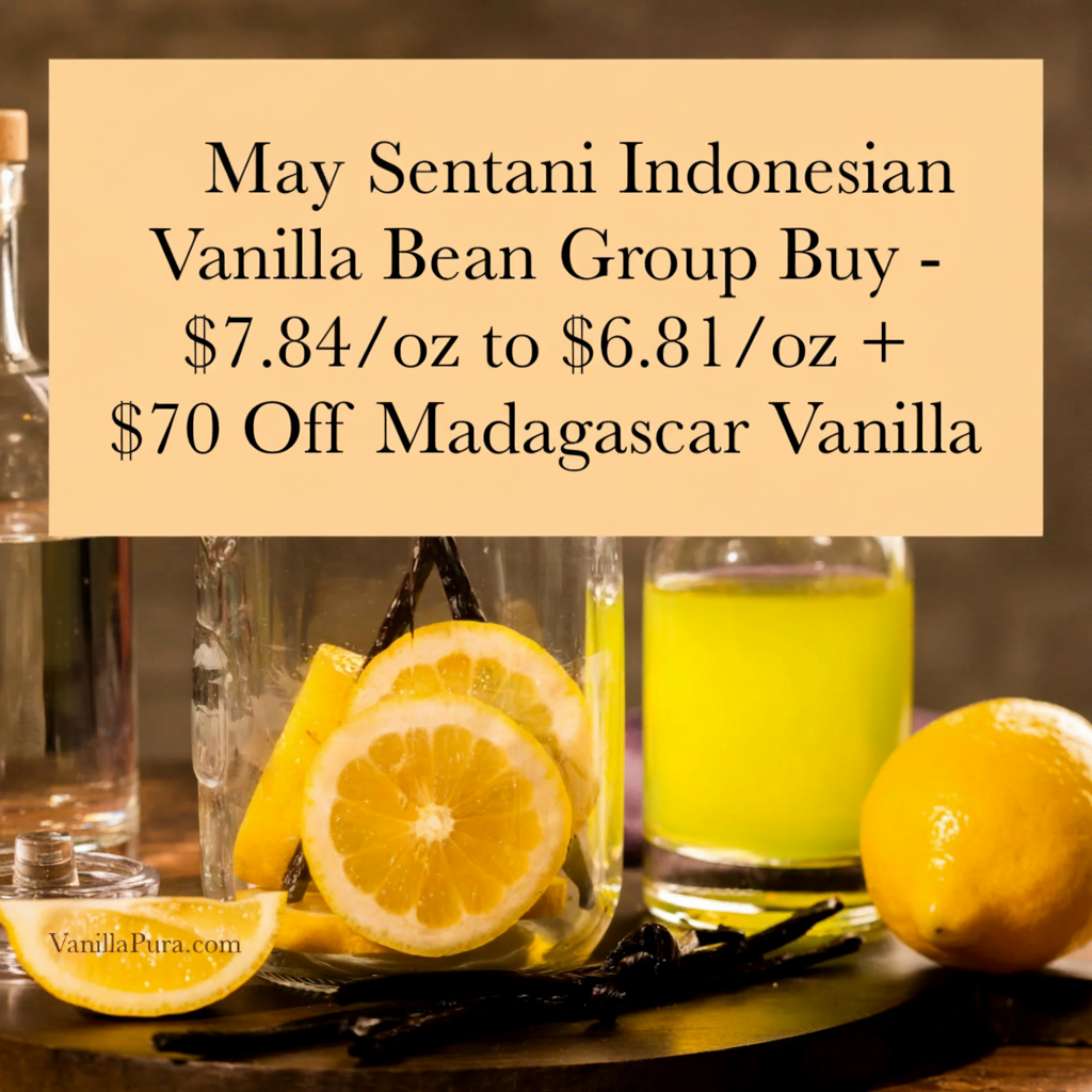 May Sentani Indonesian Vanilla Bean Group Buy