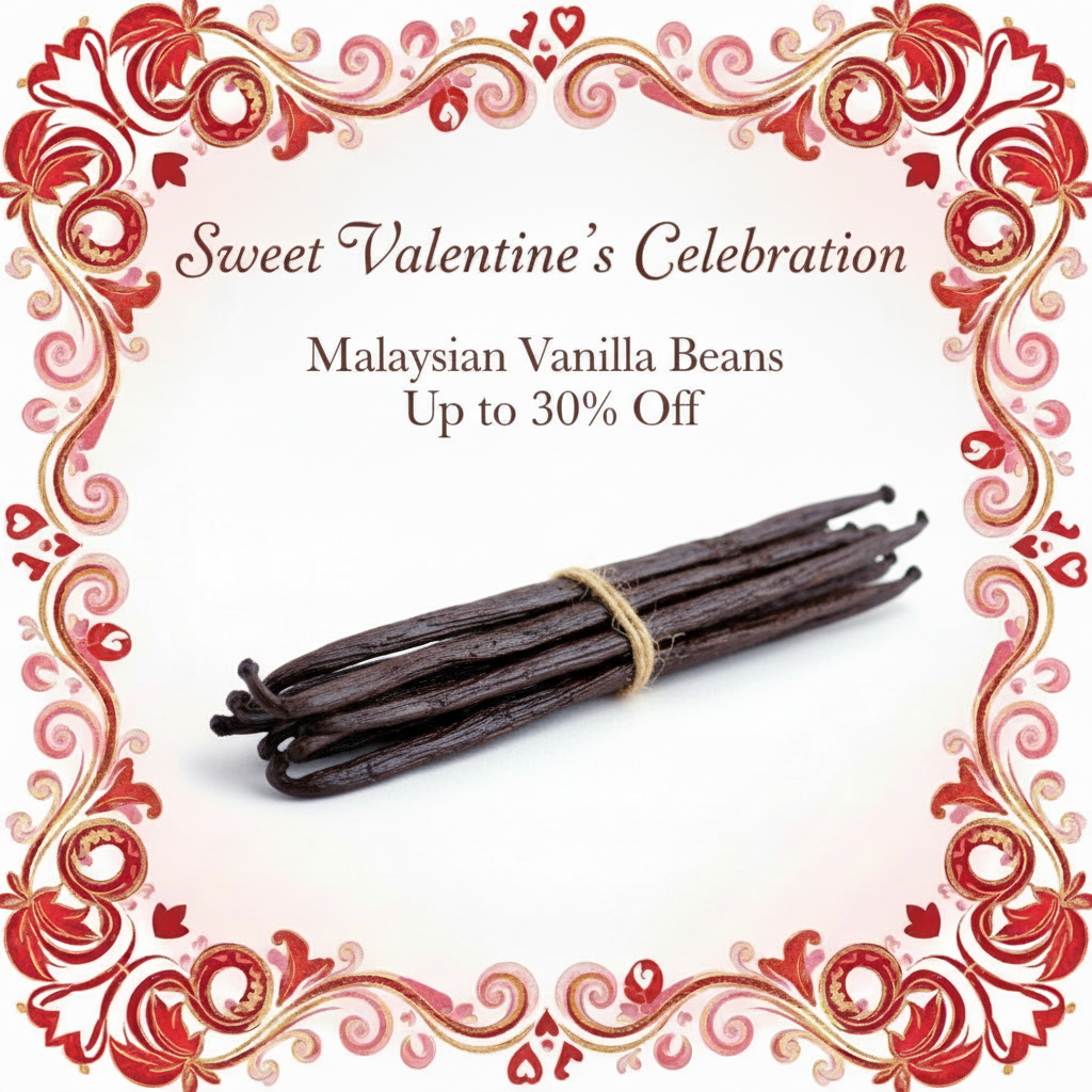 Sweet Valentine's Celebration Malaysian Vanilla Beans