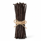 Upright bundle of 20 vanilla beans