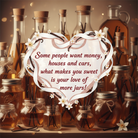 Valentine's card about loving jars