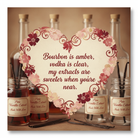 Valentine's card with labeled extract jars