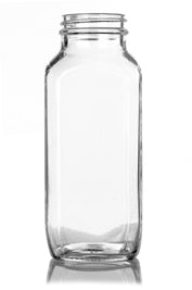 16oz French Square Glass Bottle for Extract Making (Retail) – VanillaPura