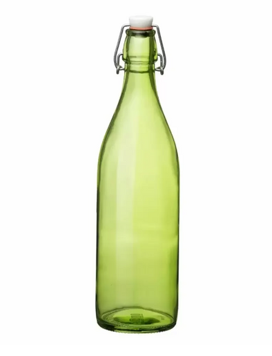 33.75 oz Swing Top Glass Bottle Lime Green (Retail)