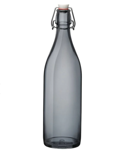 33.75 oz Swing Top Glass Bottle Grey (Retail)