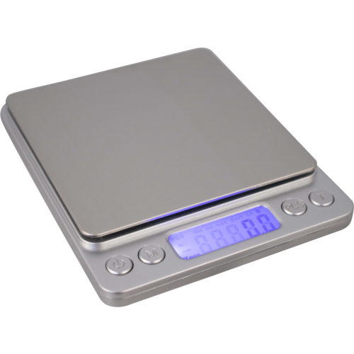 Mini Digital Stainless Steel Kitchen Scale - Up to 4.4lbs (Retail)